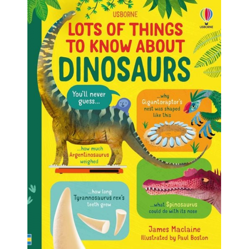 James Maclaine - Lots of Things to Know About Dinosaurs