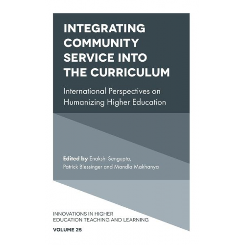 Integrating Community Service into the Curriculum