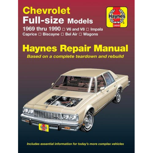 J H Haynes - Chevrolet Full-Size Sedans 1969-90