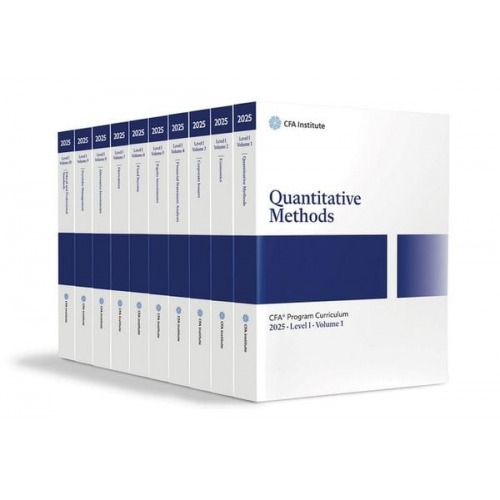 CFA Institute - 2025 Cfa Program Curriculum Level I Box Set