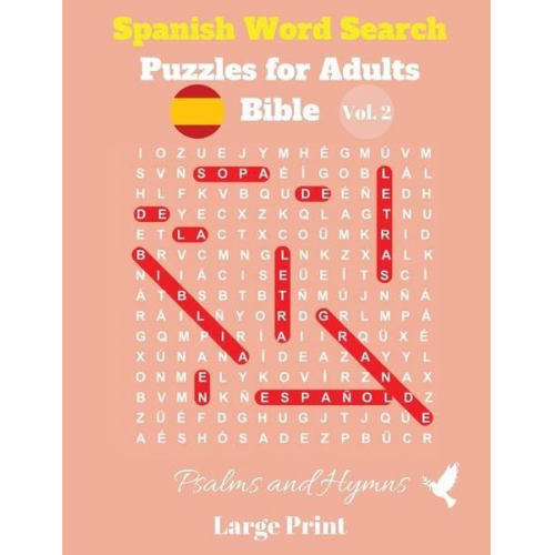 Pupiletras Publicación - Spanish Word Search Puzzles For Adults: Bible Vol. 2 Psalms and Hymns, Large Print