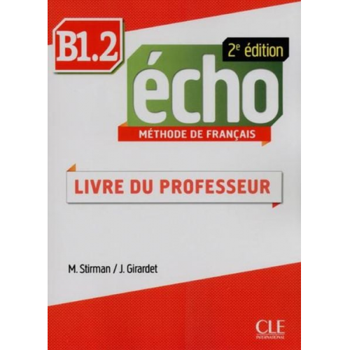 Jacques Pecheur - Echo B1.2 Teacher's Guide