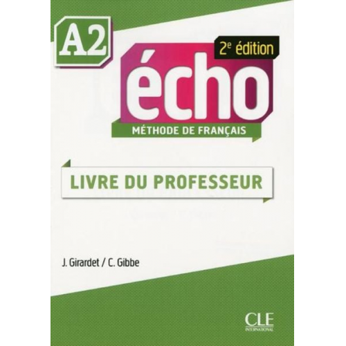 Jacques Pecheur - Echo A2 Teacher's Guide