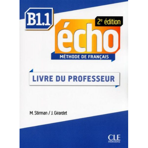 Jacques Pecheur - Echo B1.1 Teacher's Guide