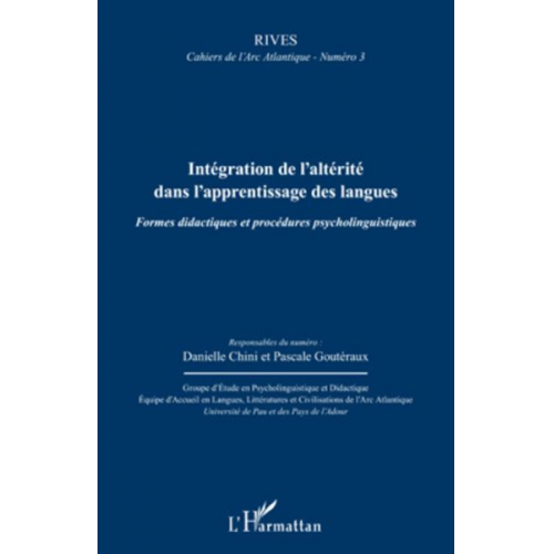 Collectif - Intégration de l'altérité dans l'apprentissage des langues