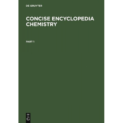 Mary Eagleson - Eagleson, M: Concise Encyclopedia Chemistry