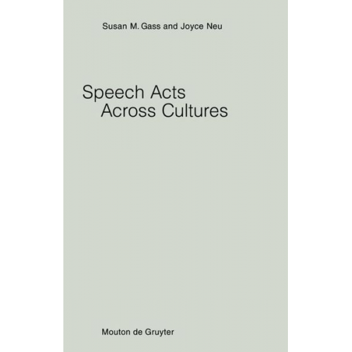 Susan M. Gass Joyce Neu - Speech Acts Across Cultures