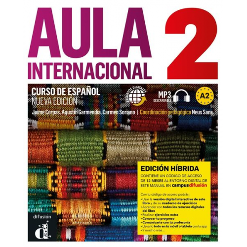 Aula internacional nueva edición 2 A2 - Edición híbrida