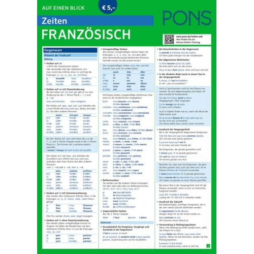 PONS Zeiten auf einen Blick Französisch