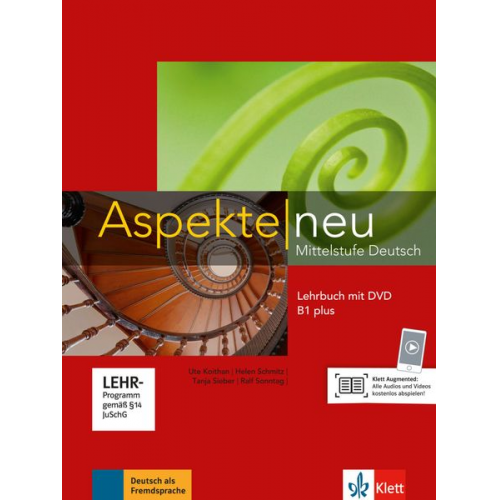 Ute Koithan Tanja Mayr-Sieber Helen Schmitz Ralf Sonntag Ralf-Peter Lösche - Aspekte. Lehrbuch mit DVD B1+. Neubearbeitung