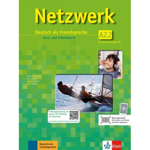 Stefanie Dengler Tanja Mayr-Sieber Paul Rusch Helen Schmitz - Netzwerk / Kurs- und Arbeitsbuch A2, Teilband 2 mit 2 Audio-CDs und DVD