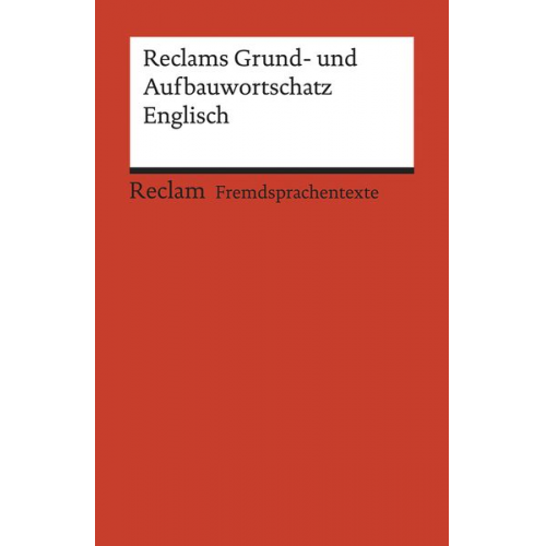 Herbert Geisen - Reclams Grund- und Aufbauwortschatz Englisch