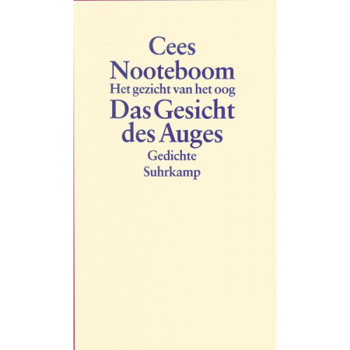 Cees Nooteboom - Das Gesicht des Auges. Het gezicht van het oog