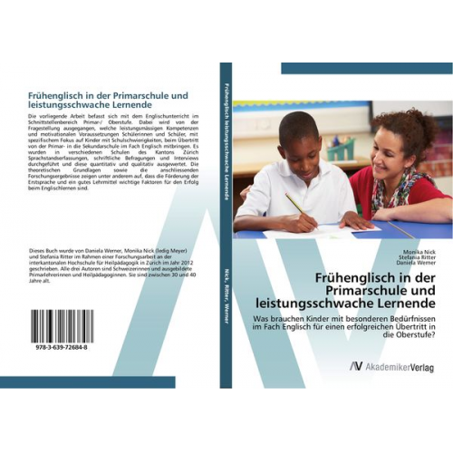 Monika Nick Stefania Ritter Daniela Werner - Frühenglisch in der Primarschule und leistungsschwache Lernende