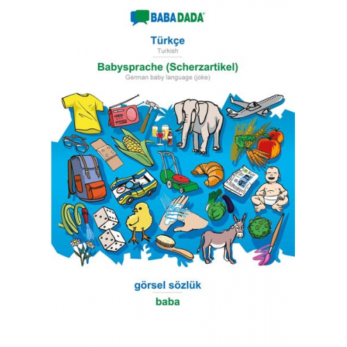 Babadada GmbH - BABADADA black-and-white, Türkçe - Babysprache (Scherzartikel), görsel sözlük - baba