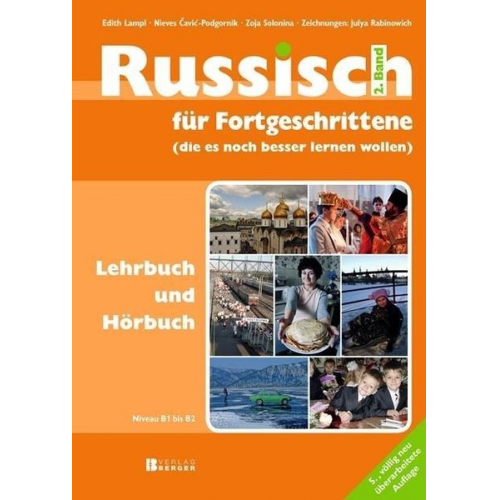 Edith Lampl - Russisch für Fortgeschrittene 2. Lehrbuch und Hörbuch mit Mp3-Daten