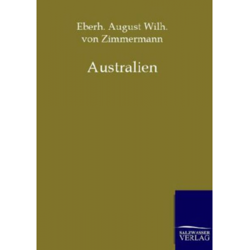 Eberh. August Wilh. Zimmermann - Australien