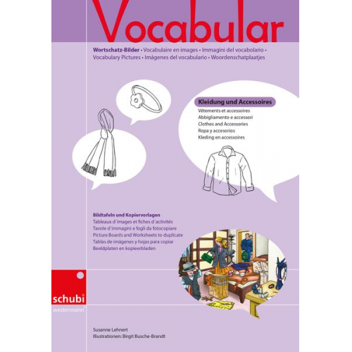 Susanne Lehnert - Vocabular Wortschatz-Bilder: Kleidung und Accesoires