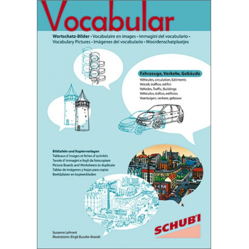 Susanne Lehnert - Vocabular Wortschatz-Bilder: Fahrzeug, Verkehr, Gebäude
