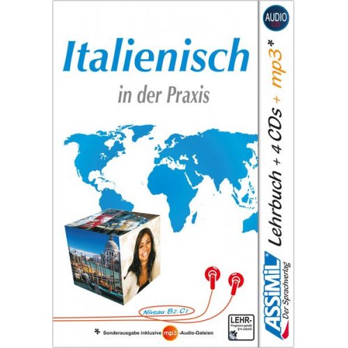 ASSiMiL Italienisch in der Praxis. Lehrbuch (Niveau B2-C1) + 4 Audio-CDs + 1 mp3-CD