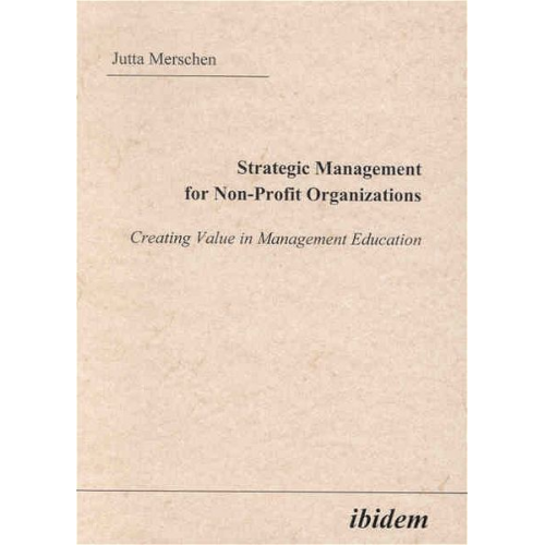 Jutta Merschen - Strategic Management for Non-Profit Organizations