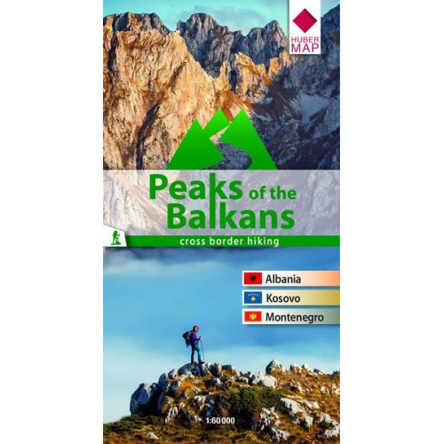 Peaks of the Balkan - Wanderkarte Peaks of the Balkans 1: 60 000