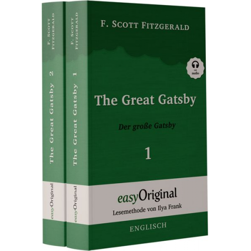 F. Scott Fitzgerald - The Great Gatsby / Der große Gatsby - 2 Teile (Buch + Audio-Online) - Lesemethode von Ilya Frank - Zweisprachige Ausgabe Englisch-Deutsch