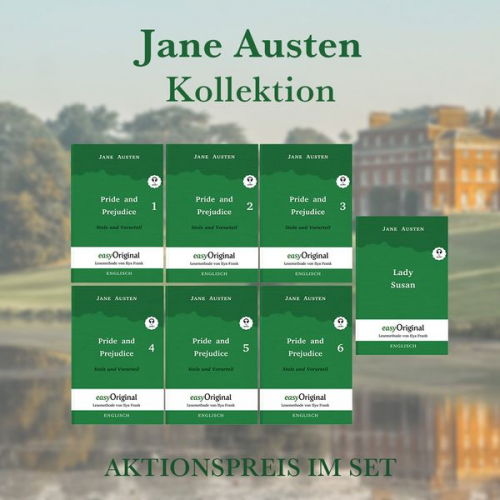 Jane Austen - Jane Austen Kollektion Softcover (Bücher + Audio-Online) - Lesemethode von Ilya Frank - Zweisprachige Ausgabe Englisch-Deutsch