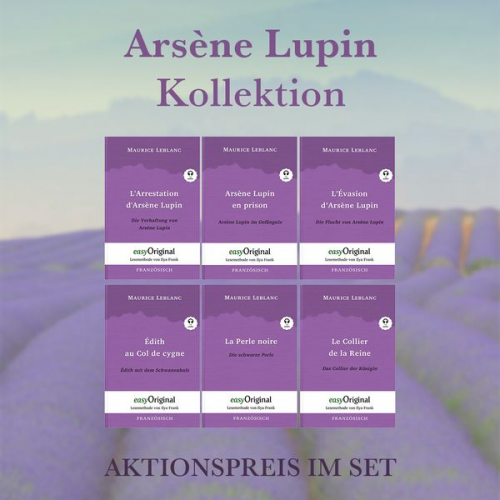 Maurice Leblanc - Arsène Lupin Kollektion (Bücher + Audio-Online) - Lesemethode von Ilya Frank