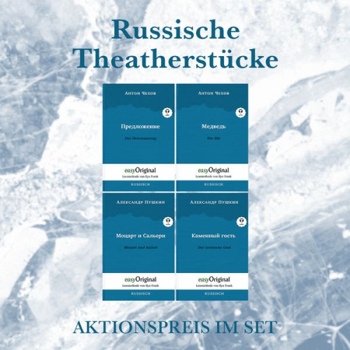 Anton Pawlowitsch Tschechow Alexander Puschkin - Russische Theaterstücke (Bücher + Audio-Online) - Lesemethode von Ilya Frank