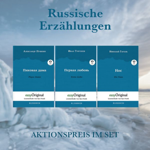 Nikolai Wassiljewitsch Gogol Alexander Puschkin Iwan Turgenew - Russische Erzählungen (Bücher + Audio-Online) - Lesemethode von Ilya Frank