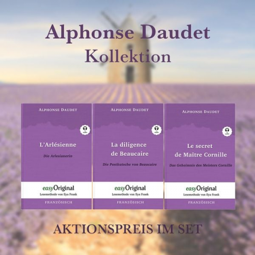 Alphonse Daudet - Alphonse Daudet Kollektion (Bücher + 3 Audio-CDs) - Lesemethode von Ilya Frank