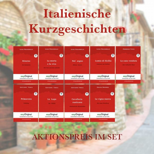 Luigi Pirandello Giovanni Verga Federigo Tozzi Grazia Deledda - Italienische Kurzgeschichten (Bücher + 9 Audio-CDs)