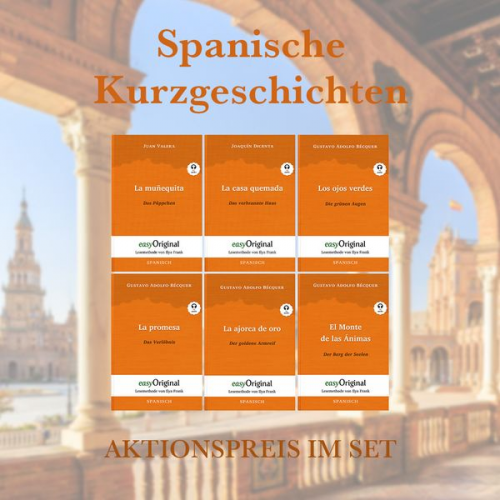 Gustavo Adolfo Becquer Joaquín Dicenta Juan Valera - Spanische Kurzgeschichten (Bücher + 6 Audio-CDs)