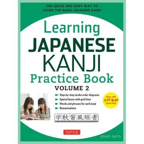 Eriko Sato - Learning Japanese Kanji Practice Book Volume 2