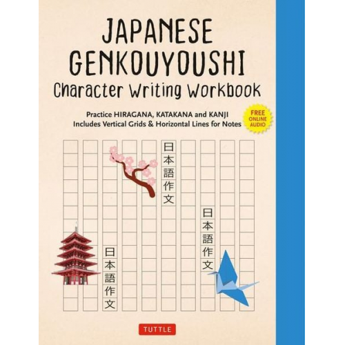 Japanese Genkouyoushi Character Writing Workbook