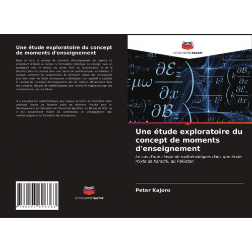 Peter Kajoro - Une étude exploratoire du concept de moments d'enseignement