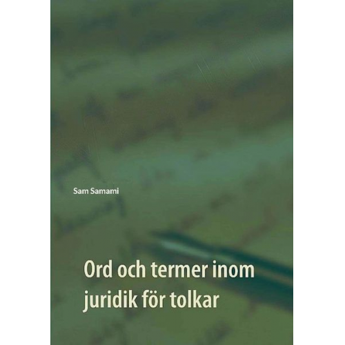 Sam Samami - Ord och termer inom juridik för tolkar