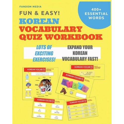 Fandom Media - Fun and Easy! Korean Vocabulary Quiz Workbook