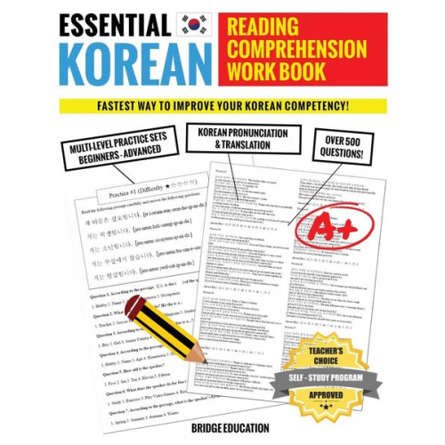 Bridge Education - Essential Korean Reading Comprehension Workbook