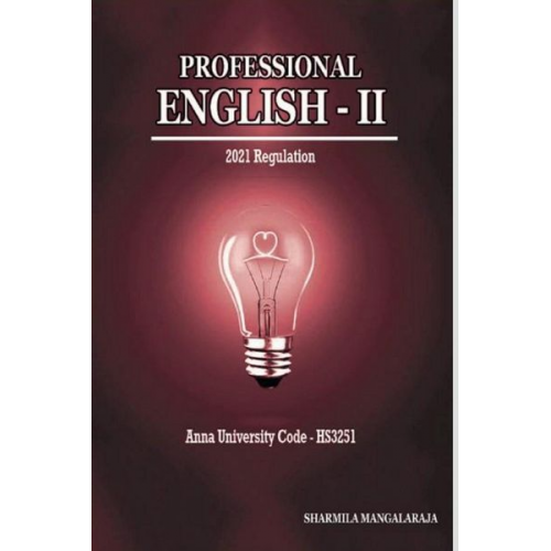 Sharmila Mangalaraja - Professional English - Ii