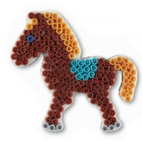 Hama 321 - Stiftplatte Pony weiß