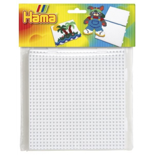 Hama Stiftplatte Quadrat, 2 Platten zum Stecken