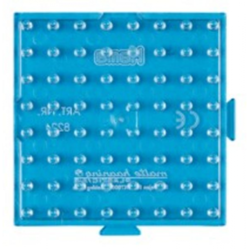 Hama 8224 - Stiftplatte, kleines Quadrat, Stiftplatte für 64 Maxi-Perlen