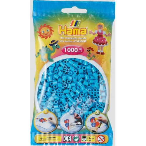 Hama Perlen, Azurblau, 1000 Stück