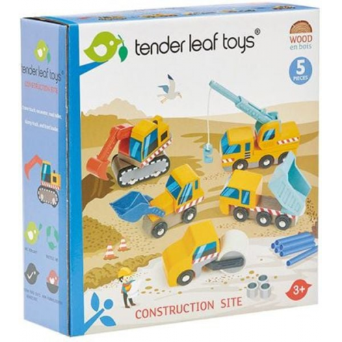 Tender leaf Toys - Fahrzeuge Baustelle