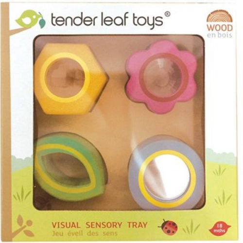 Tender leaf Toys - Lernspiel Visual Sensorik 4 Teile