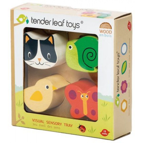 Tender leaf Toys - Lernspiel Touch Sensorik 4 Teile