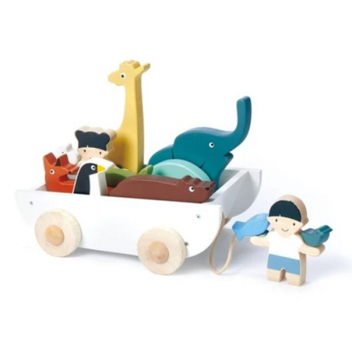 Tender leaf Toys - Boot mit Tieren