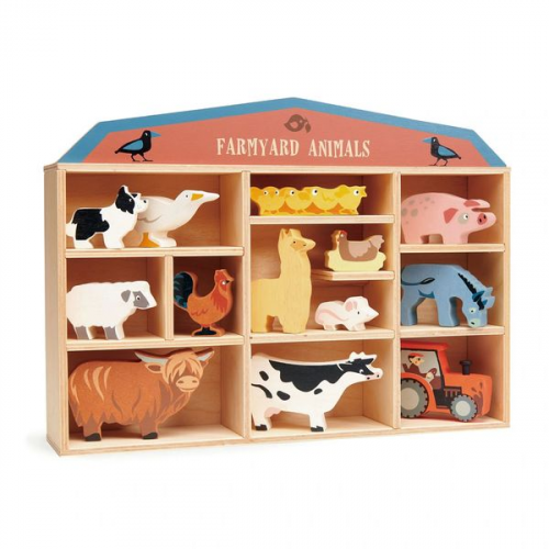 Tender leaf Toys - Bauernhoftiere Display 13x1ass